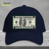 $100 Bill Novelty License Plate Hat Cotton / Navy