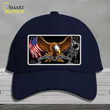 POW MIA All Gave Some Some Gave All Novelty License Plate Hat Cotton / Navy