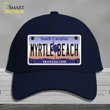 Myrtle Beach South Carolina Novelty License Plate Hat Cotton / Navy