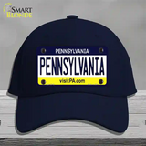 Pennsylvania State Novelty License Plate Hat Cotton / Navy