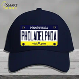 Philadelphia Pennsylvania State Novelty License Plate Hat Cotton / Navy