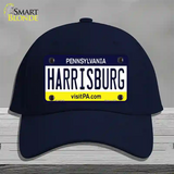 Harrisburg Pennsylvania State Novelty License Plate Hat Cotton / Navy