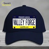 Valley Forge Pennsylvania State Novelty License Plate Hat Cotton / Navy