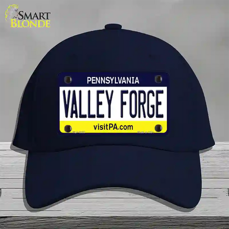 Valley Forge Pennsylvania State Novelty License Plate Hat Cotton / Navy