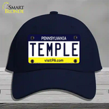 Temple Pennsylvania State Novelty License Plate Hat Cotton / Navy
