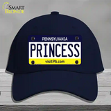 Princess Pennsylvania State Novelty License Plate Hat Cotton / Navy
