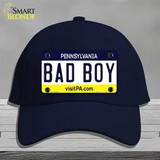 Bad Boy Pennsylvania State Novelty License Plate Hat Cotton / Navy