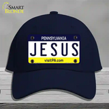 Jesus Pennsylvania State Novelty License Plate Hat Cotton / Navy