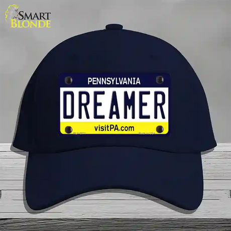 Dreamer Pennsylvania State Novelty License Plate Hat Cotton / Navy