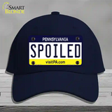Spoiled Pennsylvania State Novelty License Plate Hat Cotton / Navy