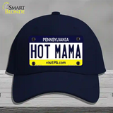 Hot Mama Pennsylvania State Novelty License Plate Hat Cotton / Navy