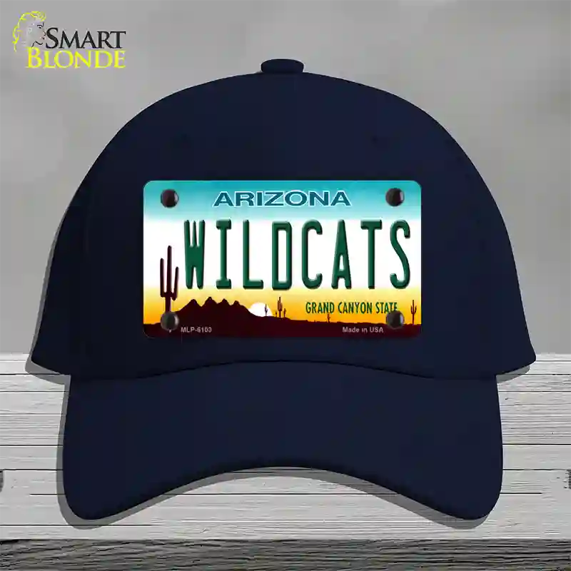 Wildcats Arizona Novelty License Plate Hat Cotton / Navy