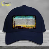 Arizona Gray Rusty Novelty License Plate Hat HAT-MLP-8169