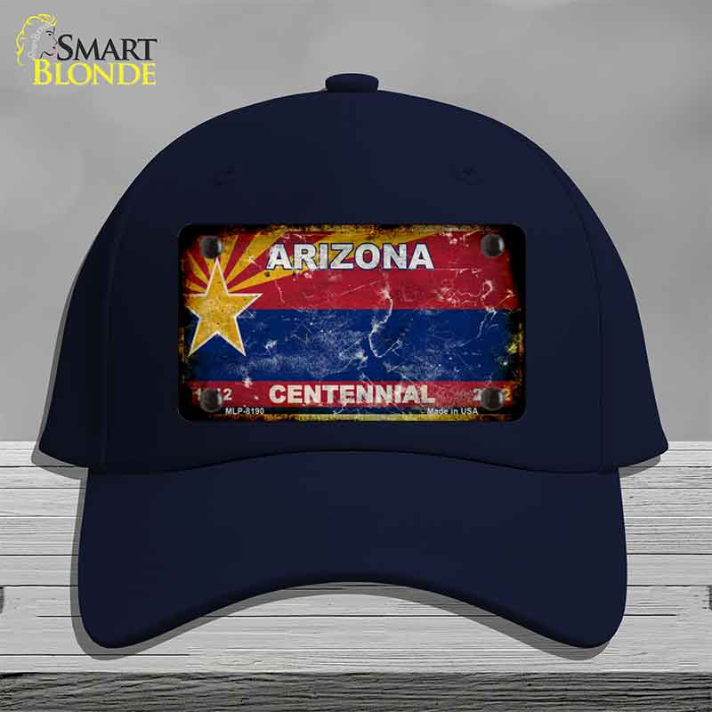Arizona Centennial State Rusty Novelty License Plate Hat HAT-MLP-8190