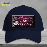 Classy Sassy Novelty License Plate Hat Cotton / Navy