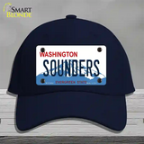 Sounders Washington Novelty License Plate Hat Cotton / Navy