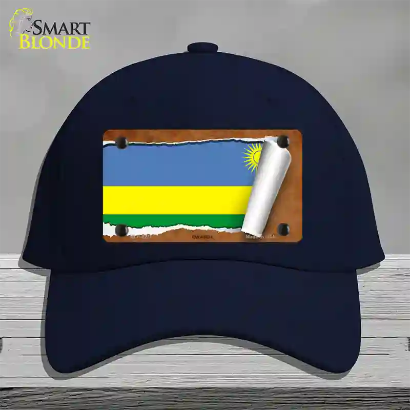 Visit Rwanda Hat Rwanda Flag Scroll License Plate Hat | Smart Blonde