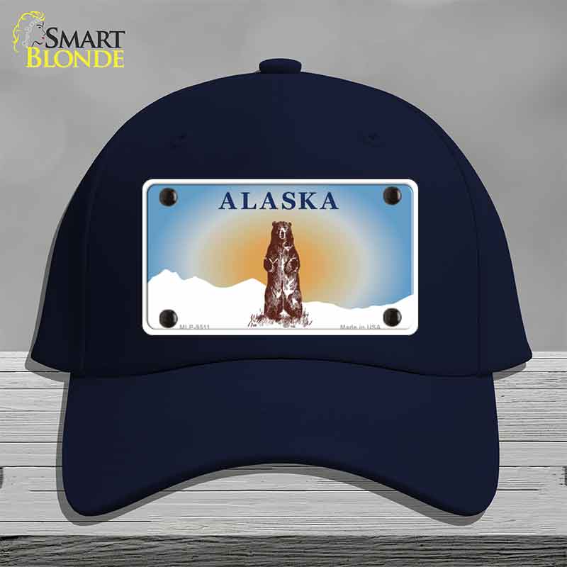 Alaska Bear Novelty License Plate Hat HAT-MLP-9511