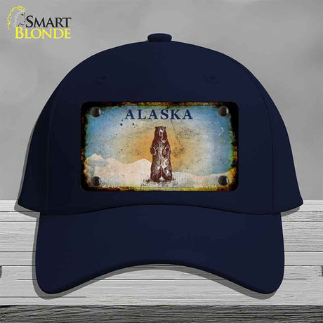 Alaska Bear Rusty Novelty License Plate Hat HAT-MLP-9512