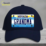 Grandma Nevada Novelty License Plate Hat Cotton / Navy