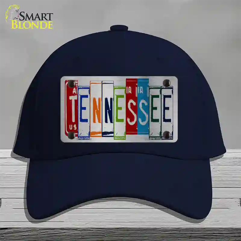 Tennessee License Plate Art Novelty License Plate Hat Cotton / Navy