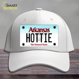 Hottie Arkansas Novelty License Plate Hat Cotton / White