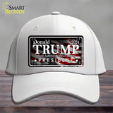 Trump 2024 Novelty License Plate Hat Cotton / White