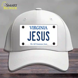 Jesus Virginia Novelty License Plate Hat Cotton / White