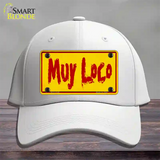 Muy Loco Novelty License Plate Hat Cotton / White