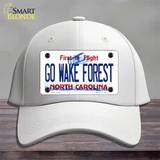 Go Wake Forest Novelty License Plate Hat Cotton / White