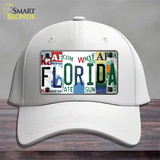 Florida Strip Art Novelty License Plate Hat Tag Cotton White