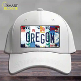 Oregon Strip Art Novelty License Plate Hat Tag Cotton White