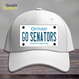 Go Senators Novelty License Plate Hat Tag Cotton White
