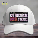 The Dork Side Novelty License Plate Hat Tag Cotton White