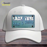 Lake Time Novelty License Plate Hat Tag Cotton White
