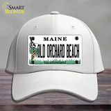 Old Orchard Beach Maine Novelty License Plate Hat Tag Cotton White