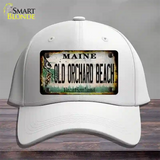 Old Orchard Beach Maine Rusty Novelty License Plate Hat Tag Cotton White