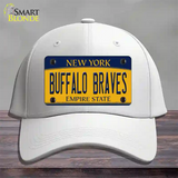 Buffalo Braves New York Novelty License Plate Hat Tag Cotton White