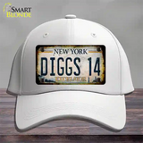 Diggs 14 Excelsior New York Rusty Novelty License Plate Hat Tag Cotton White