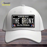 The Bronx Puerto Rico Black Novelty License Plate Hat Cotton / White