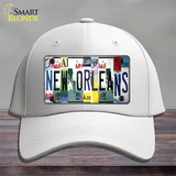 New Orleans License Plate Art Novelty License Plate Hat Cotton / White