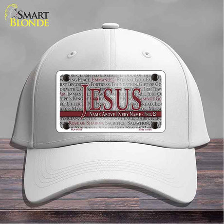 Jesus Name Above Every Name Novelty License Plate Hat HAT-MLP-14525