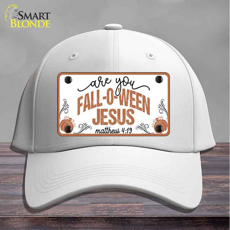 Fall-o-ween Jesus Novelty License Plate Hat HAT-MLP-14534