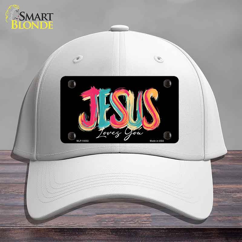Jesus Loves You Novelty License Plate Hat HAT-MLP-14553