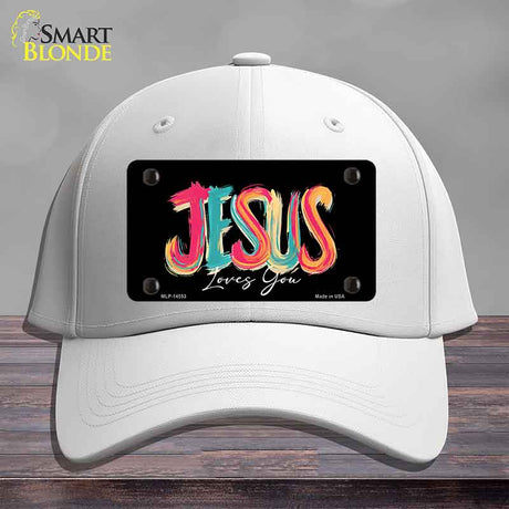 Jesus Loves You Novelty License Plate Hat HAT-MLP-14553
