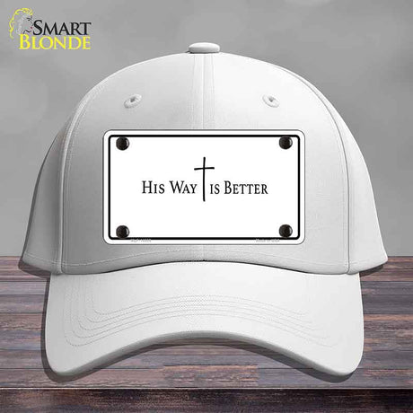 His Way is Better Novelty License Plate Hat HAT-MLP-14559