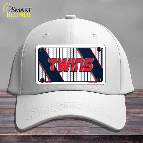 TWINS Graphic Novelty License Plate Hat HAT-MLP-14581 Cotton White