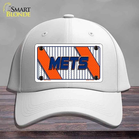 METS Graphic Novelty License Plate Hat HAT-MLP-14582 Cotton White