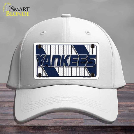 YANKEES Graphic Novelty License Plate Hat HAT-MLP-14583 Cotton White