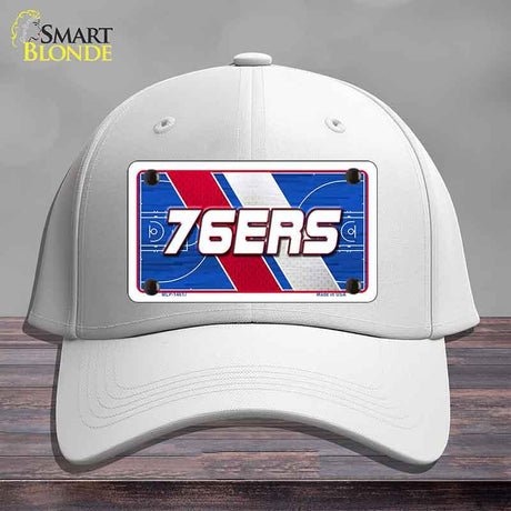 76ERS Graphic Novelty License Plate Hat HAT-MLP-14617 Cotton White
